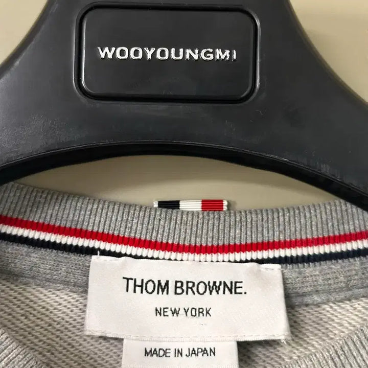 [BUNJANG] Thom Browne Diagonal Sweatshirt / 신형 톰브라운 사선 맨투맨 4사이즈