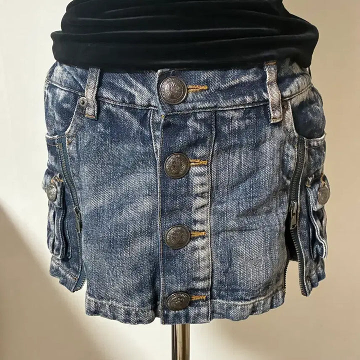 [BUNJANG] Y2K Denim Mini Skirt / Y2K 데님 미니스커트