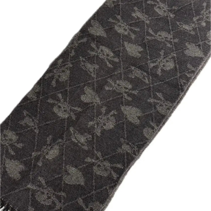 [SOLD OUT] 비비안 웨스트우드 스컬 앤 하트 머플러 목도리 브라운