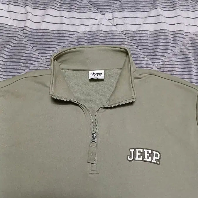 [BUNJANG] Jeep Oversized Half-Zip Sweatshirt Men&
