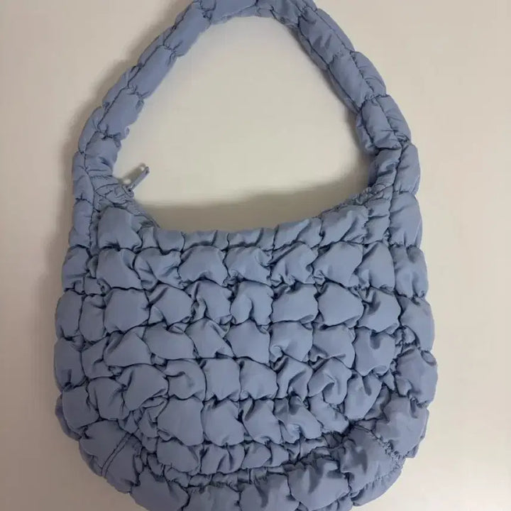 [BUNJANG] COS Quilted Mini Bag Light Blue / cos 퀄티드 미니백 라이트블루