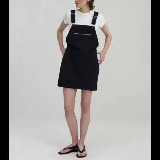 [BUNJANG] Nothing Written Mini Overall Dress / Nothing written 낫띵리튼 멜빵 원피스