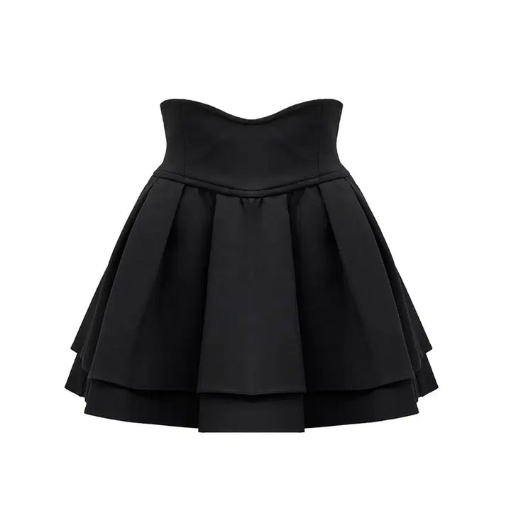 [BUNJANG] Michel Macaron Black XS Skirt / 미셸마카롱 미각스커트 블랙 xs