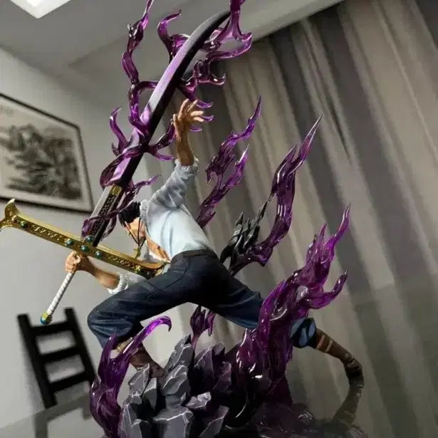 [BUNJANG] TH Studio One Piece Mihawk Figure (Resin) / 원피스 미호크 피규어 칼 휘두르는 자세 (레진)