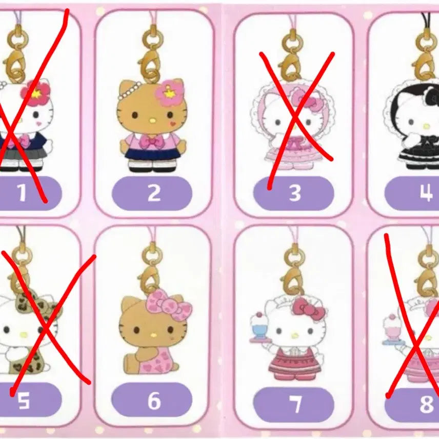[BUNJANG] Sanrio Hello Kitty Keyring Series 2 / 산리오 헬로키티 키링 2탄