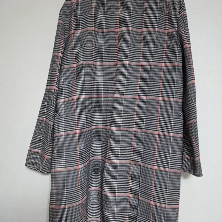 [BUNJANG] Check Long Coat / 체크 롱코트