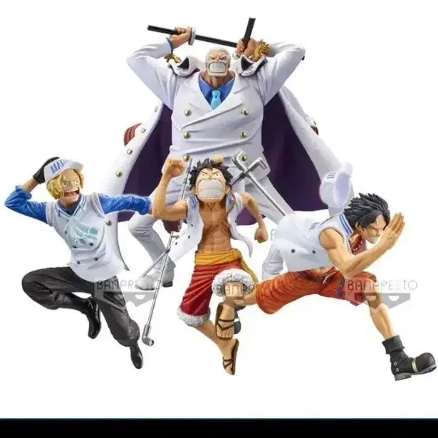 [BUNJANG] Banpresto One Piece Figure Set (Garp, Luffy, Ace, Sabo) / 원피스 반프레스토 피규어 4종 세트