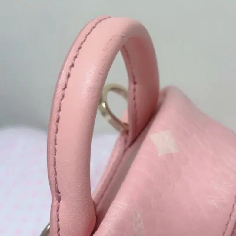 [BUNJANG] MCM Visetos Powder Pink Limited Edition Mini Backpack / 정품 mcm 엠씨엠 비세토스 파우더 핑크 한정판 미니 백팩