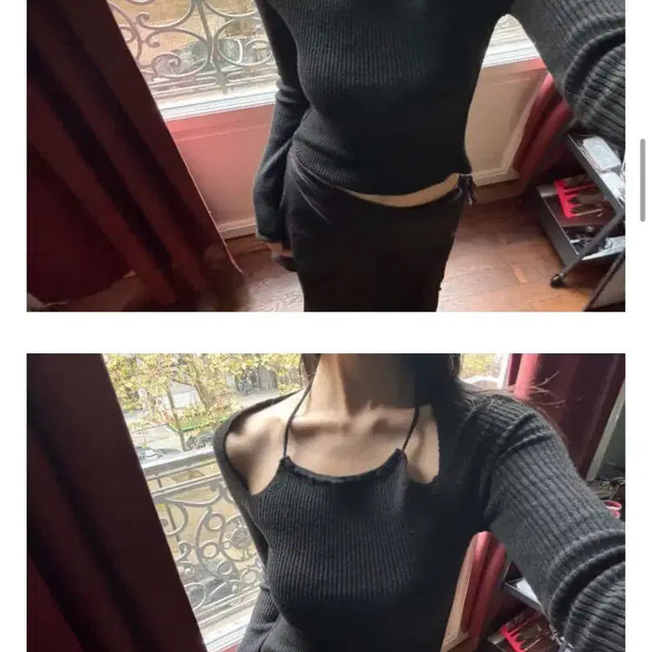 [BUNJANG] D.A.D Halter Neck Knit Top / 디에이디 홀터넥 니트