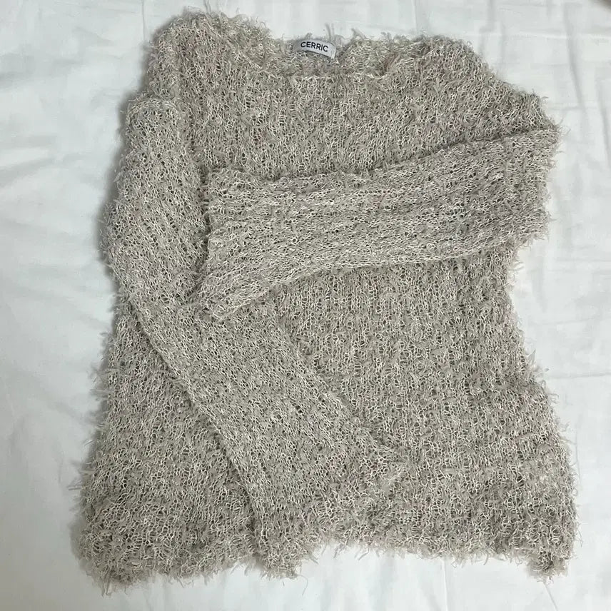 [BUNJANG] CERRIC Fringe Drop Knit / CERRIC 세릭 프린지 드롭 니트