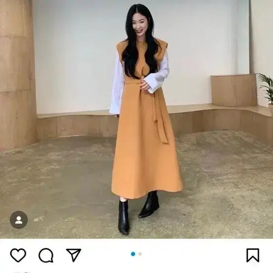 [SOLD OUT] 디엄 블랙 원피스