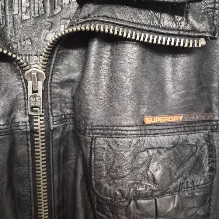 [BUNJANG] Superdry Beckham Leather Jacket / M/100) Superdry 슈퍼드라이 베컴 레더자켓 팝니다