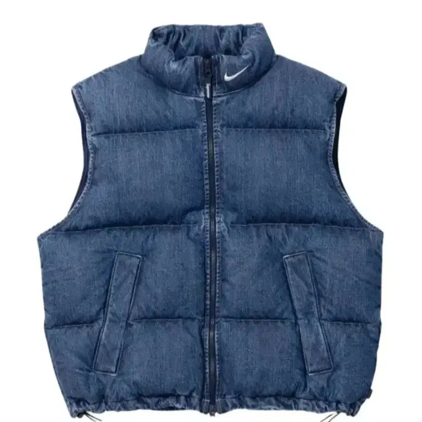 [BUNJANG] Supreme Nike Denim Puffer Vest Size S / 슈프림 나이키 데님 퍼퍼 패딩 베스트 S사이즈
