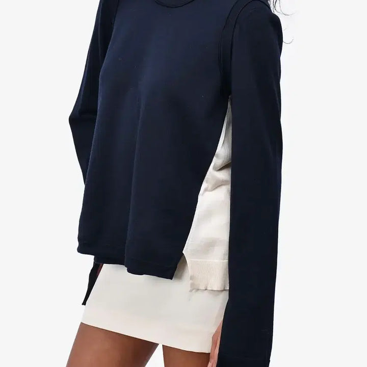 [BUNJANG] Celine Layering Knit (L) / 셀린 레이어링 니트(L)