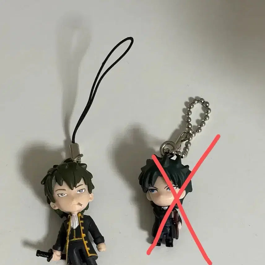 [BUNJANG] Gintama Hijikata Classic Keyring Bundle Set / 은혼 히지카타 고전 키링