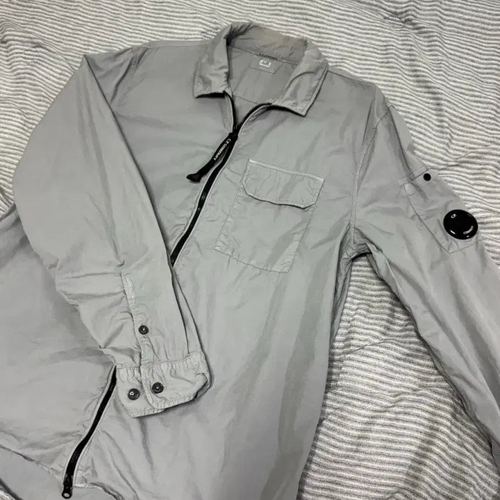 [SOLD OUT] CP컴퍼니 그레이 코튼 오버셔츠(XL)