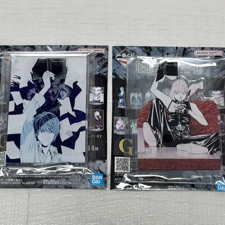 [BUNJANG] Death Note Kuji Prize G Acrylic Stand Bundle Set / 일괄) 데스노트 쿠지 g상 아크릴 스탠드