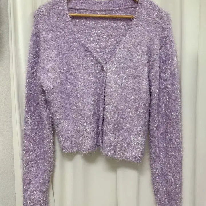 [BUNJANG] Solip Sa Purple Cardigan / [새상품] 솔잎사 퍼플 가디건