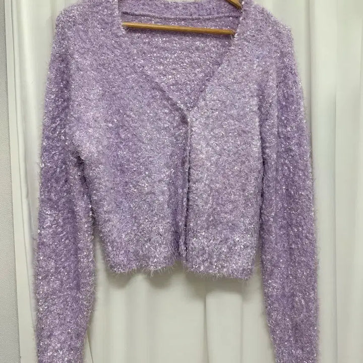 [BUNJANG] Solip Sa Purple Cardigan / [새상품] 솔잎사 퍼플 가디건