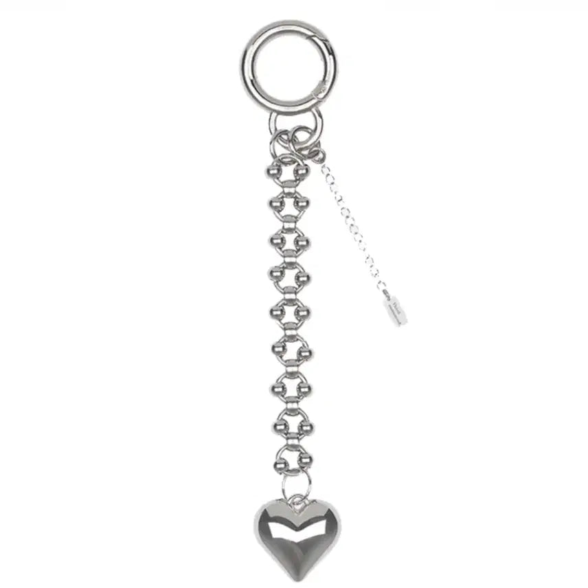 [BUNJANG] Third Movement Heart Drop Chain Keyring / Third movement 써드무브먼트 하트 드롭 체인 키링