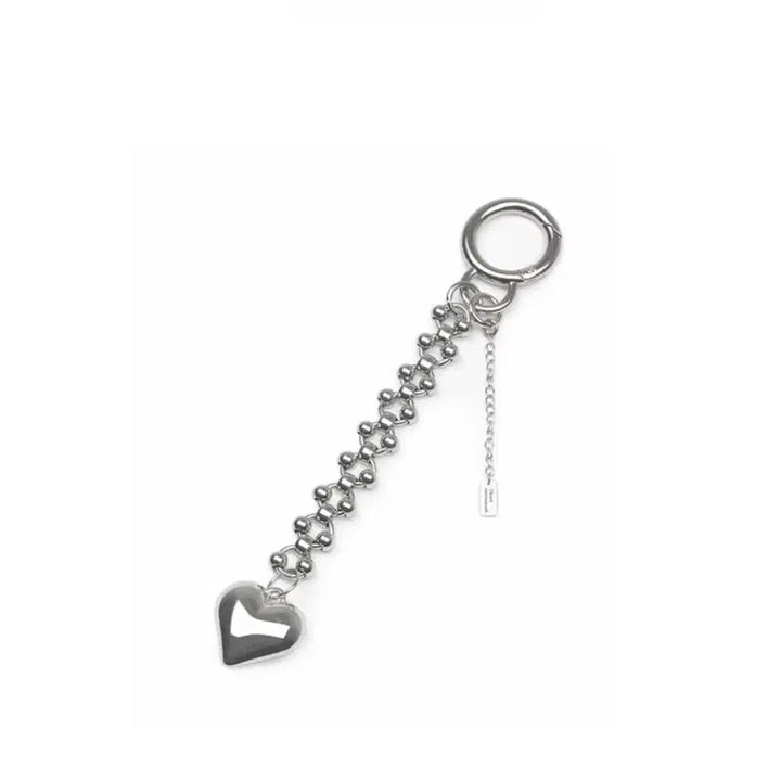 [BUNJANG] Third Movement Heart Drop Chain Keyring / Third movement 써드무브먼트 하트 드롭 체인 키링