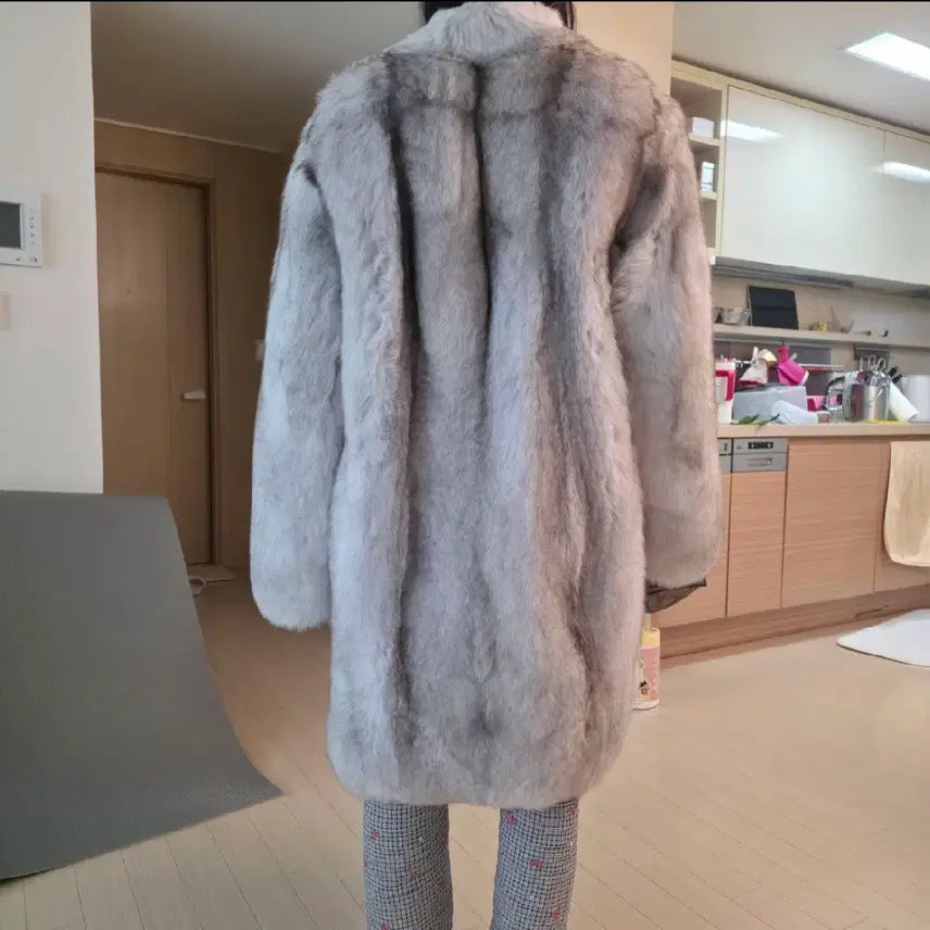 [BUNJANG] Saga Fox Fur Long Coat / 핀란드산 사가폭스 폭스퍼 롱코트 퍼코트 / 44 55 105 110