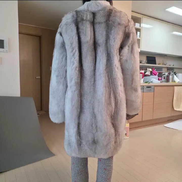 [BUNJANG] Saga Fox Fur Long Coat / 핀란드산 사가폭스 폭스퍼 롱코트 퍼코트 / 44 55 105 110