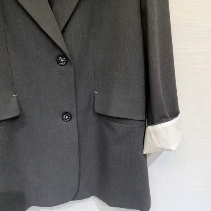 [BUNJANG] MM Blazer (Black/Gray) - Women&