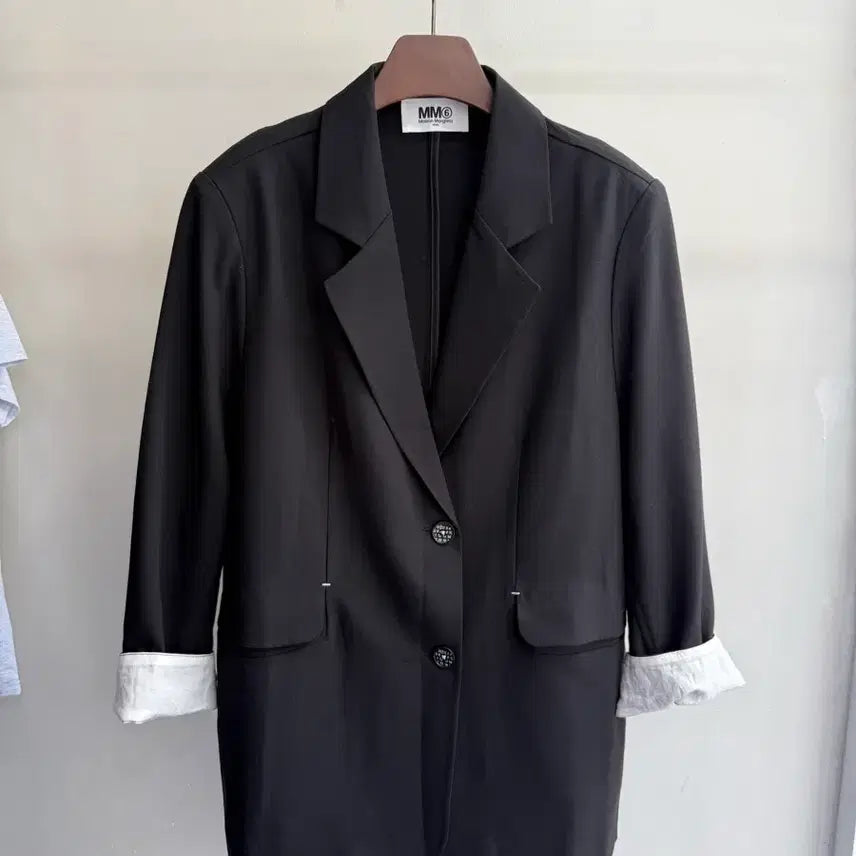 [BUNJANG] MM Blazer (Black/Gray) - Women&