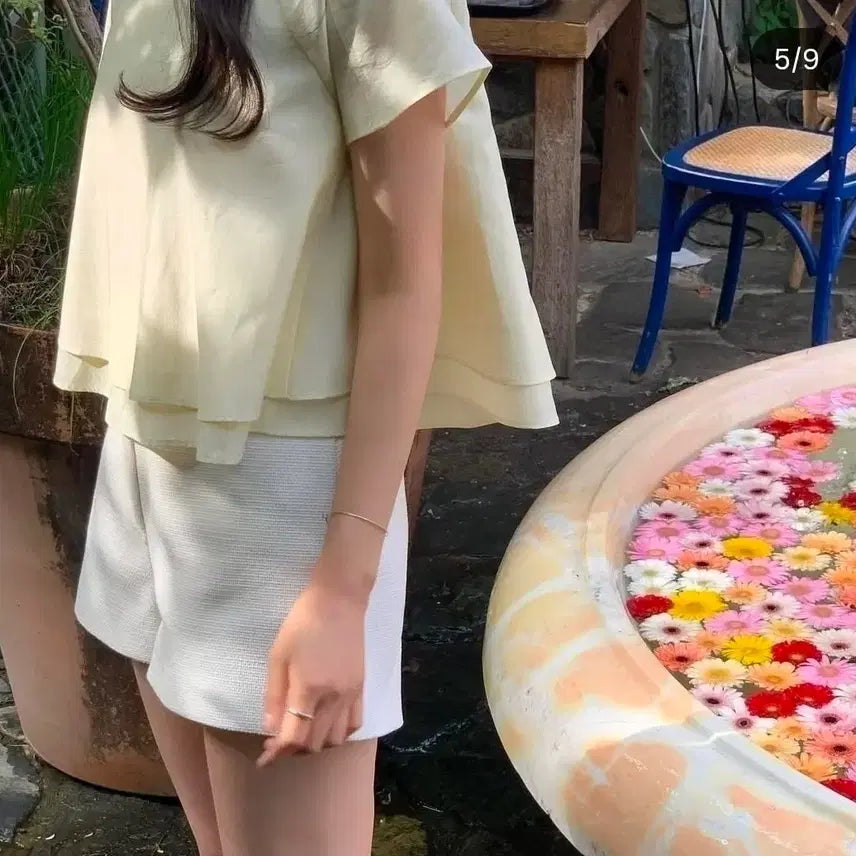[BUNJANG] Nacht Nizza Blouse (New) / 나흐트 블라우스 (새상품)