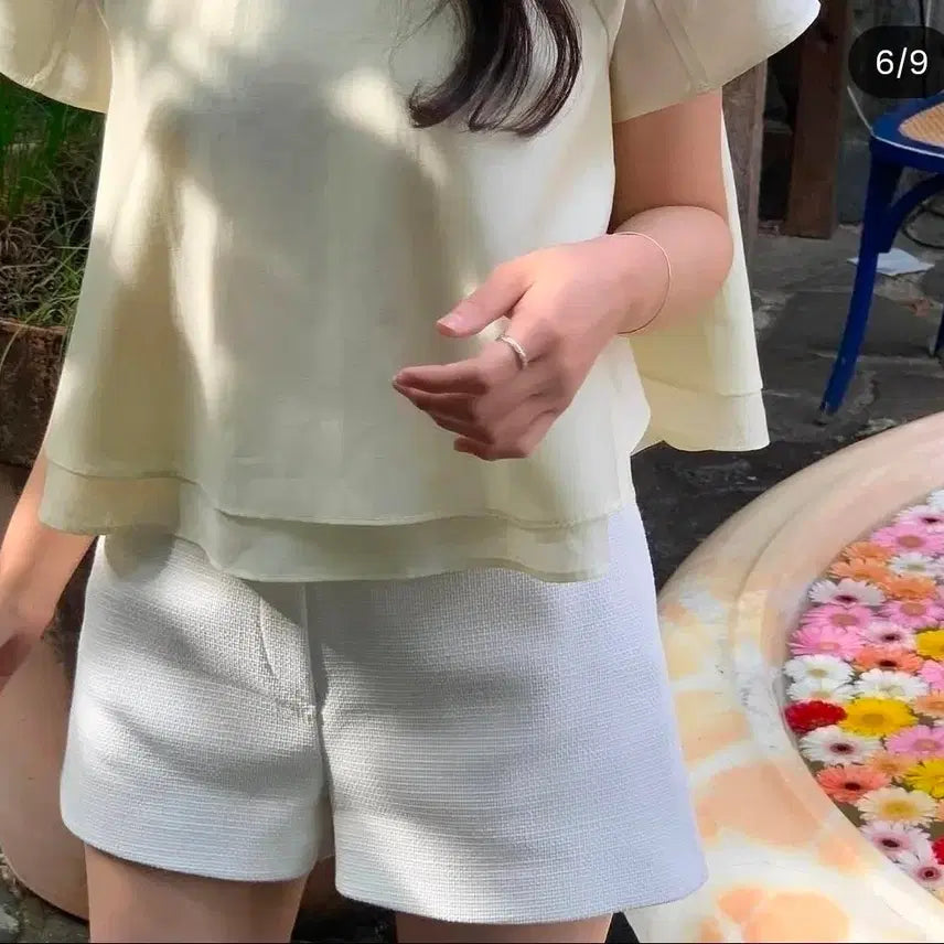 [BUNJANG] Nacht Nizza Blouse (New) / 나흐트 블라우스 (새상품)