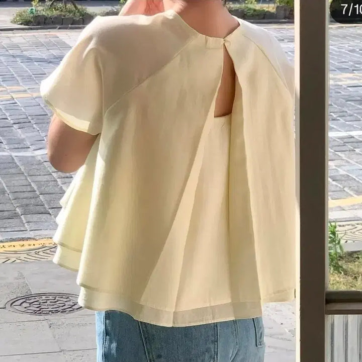 [BUNJANG] Nacht Nizza Blouse (New) / 나흐트 블라우스 (새상품)