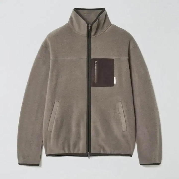 [BUNJANG] Mazone Fleece Zip-Up Jacket (Cocoa, M) / (택포,새상품) 마조네 후리스집업 M