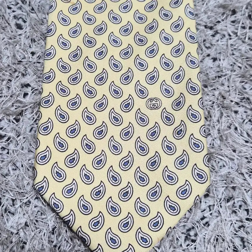 [BUNJANG] Gucci Paisley Pattern Necktie / 구찌GUCCI 페이즐리 패턴 넥타이 Free - N48