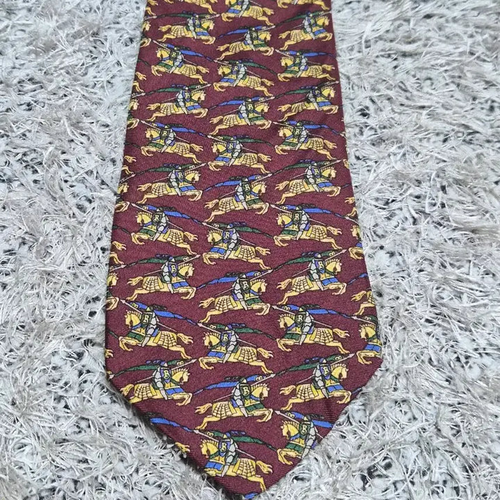[BUNJANG] Burberry Main Logo Pattern Necktie / 버버리Burberry 메인로고 패턴 넥타이 Free - N50