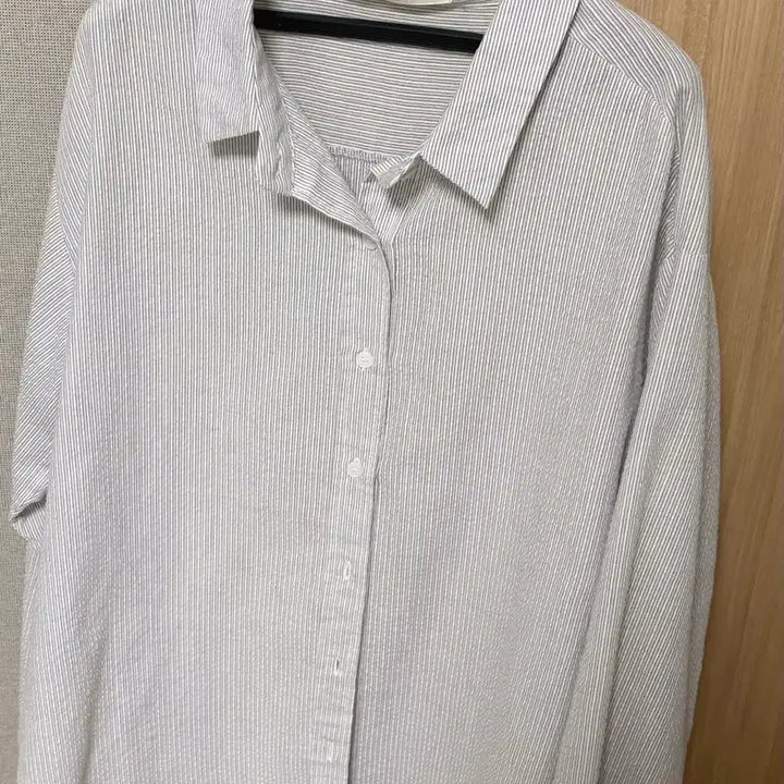 [SOLD OUT] 리넨느 시어서커 셔츠 light gray