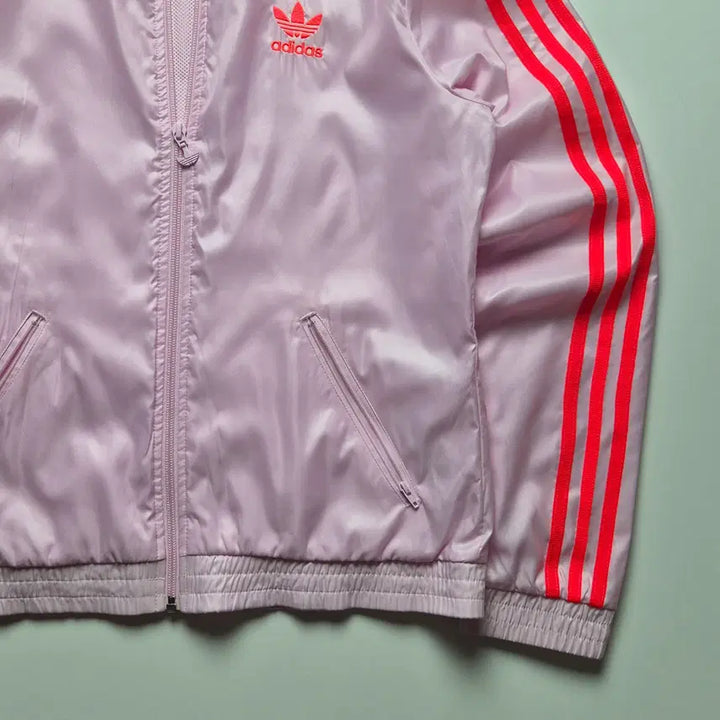 [BUNJANG] [90] 아디다스 트레포일 바람막이 핑크 / [90] 아디다스 트레포일 바람막이 핑크