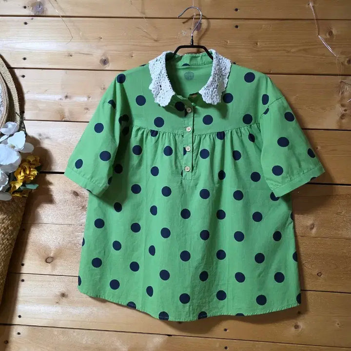 [SOLD OUT] 레이스카라셔츠