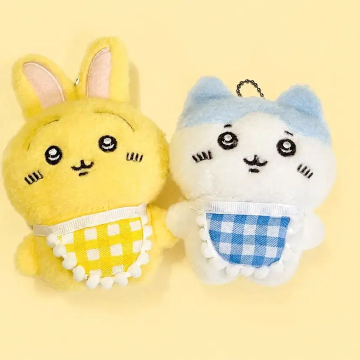 [BUNJANG] Chiikawa Poggle Plush Doll Keychain Set / 새상품) 세트 먼작귀 뽀글이 치이카와 인형 키링