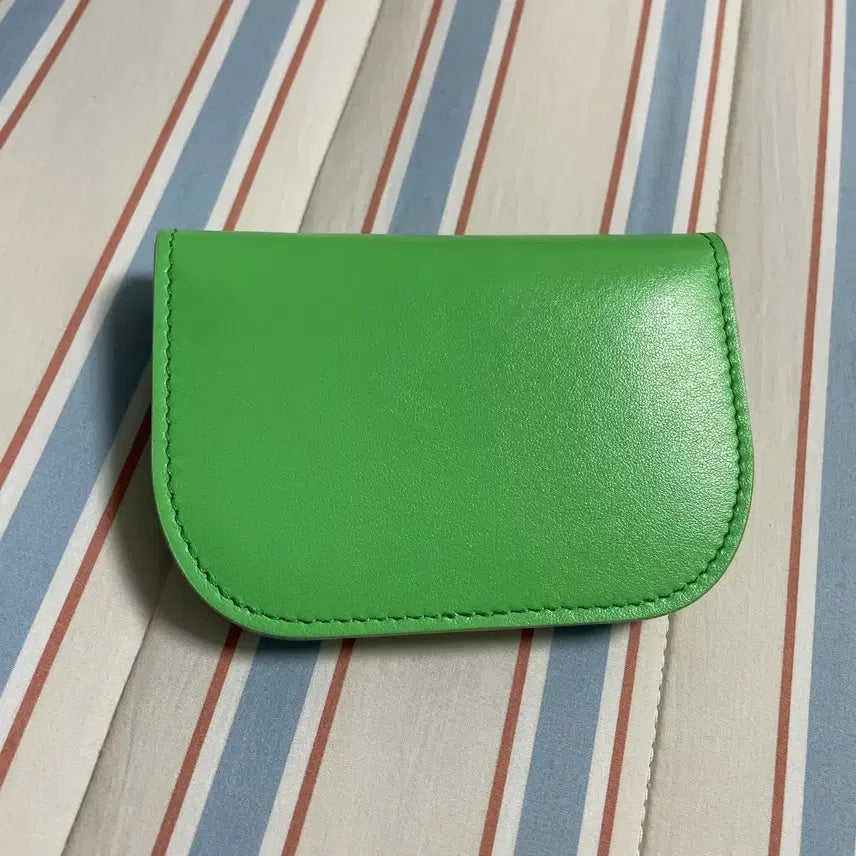[BUNJANG] Aeiou Double Joy Card Wallet Pea / 아에이오우 더블조이 카드지갑 완두콩
