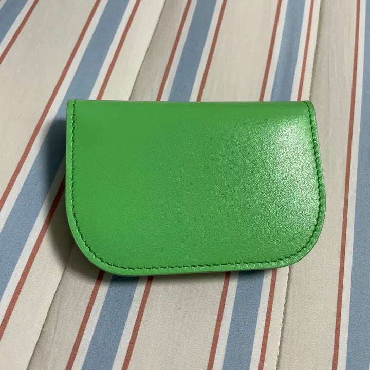 [BUNJANG] Aeiou Double Joy Card Wallet Pea / 아에이오우 더블조이 카드지갑 완두콩