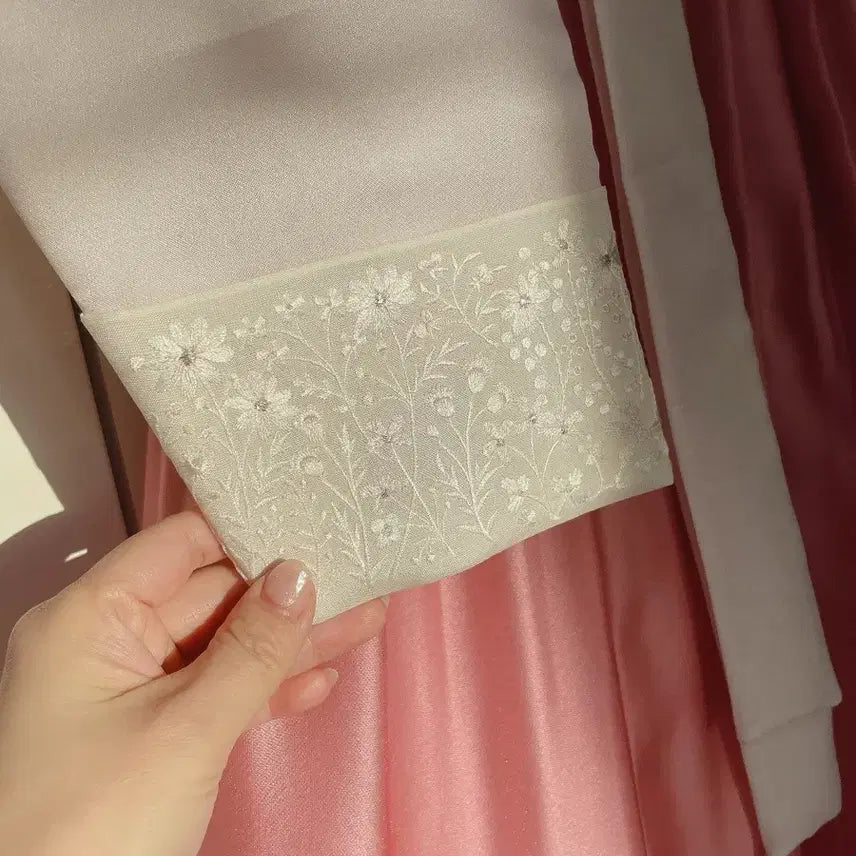 [BUNJANG] Elegant Hanbok for Mother / 은은한 광택 고급한복 새상품
