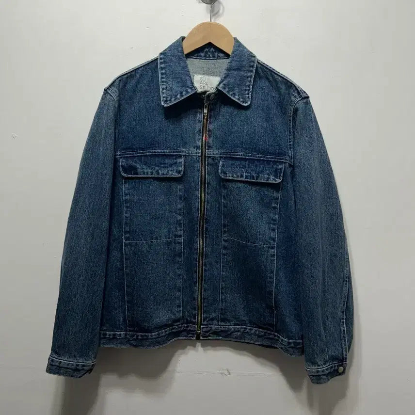 [BUNJANG] SUARE STUDIO Denim Blouson Jacket / SUARE STUDIO 데님 블루종 자켓 F