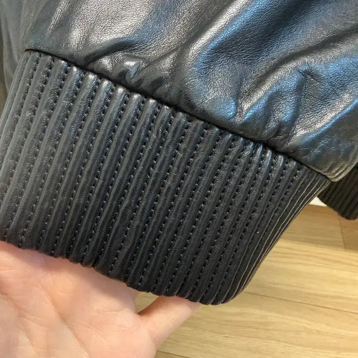 [BUNJANG] MCM Lambskin Leather Jacket / MCM 램스킨 양가죽 자켓 M
