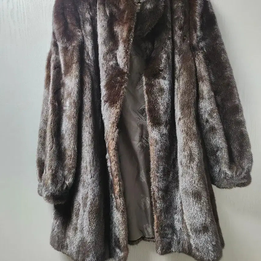 [BUNJANG] Saga Mink Brown Coat / 사가밍크 코트
