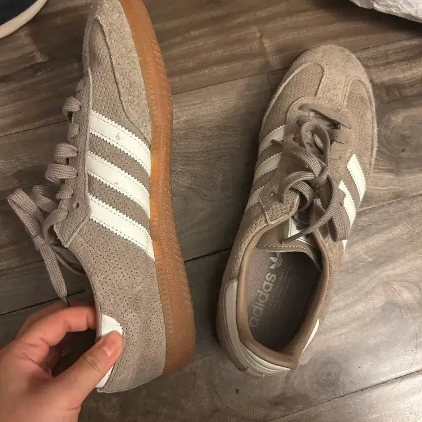 [BUNJANG] Adidas Samba OG Chalky Brown Core White Sneakers / 중고)정품 260 아디다스 삼바 OG 초키 브라운 코어 화이트