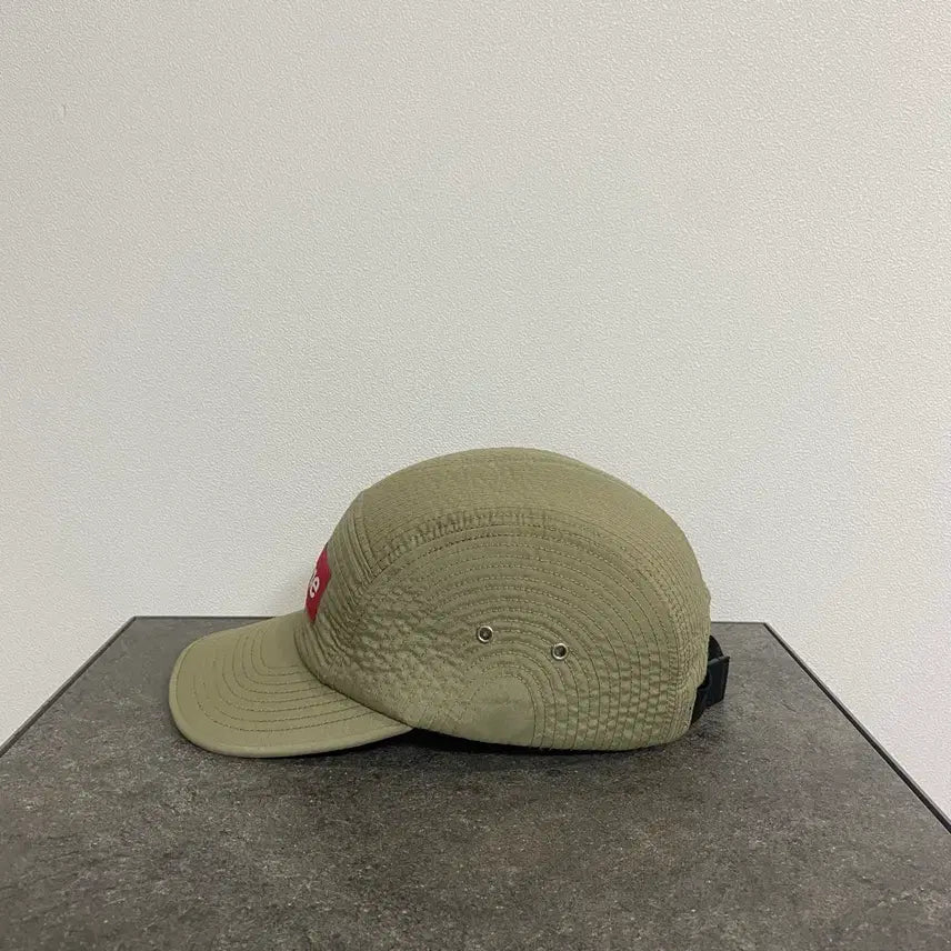 [BUNJANG] Supreme Box Logo Camp Cap Hat Stitch Tan / (OS) 슈프림 박스로고 캠프캡 모자 스티치 탄