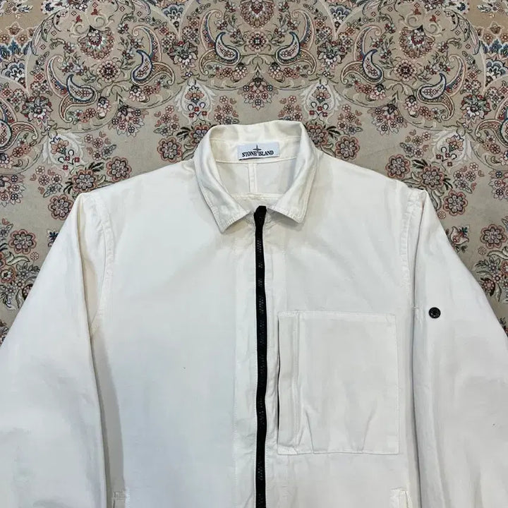 [BUNJANG] Stone Island Brushed Cotton Overshirt / 스톤아일랜드 브러쉬드 코튼 오버셔츠