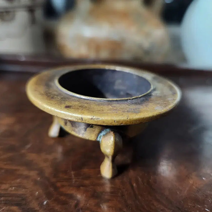 [BUNJANG] Joseon Dynasty Authentic Bronze Portable Brazier (Smallest) / 박물관급 조선시대 동침화로.....