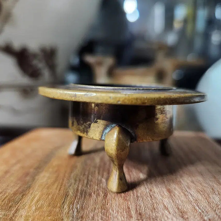 [BUNJANG] Joseon Dynasty Authentic Bronze Portable Brazier (Smallest) / 박물관급 조선시대 동침화로.....